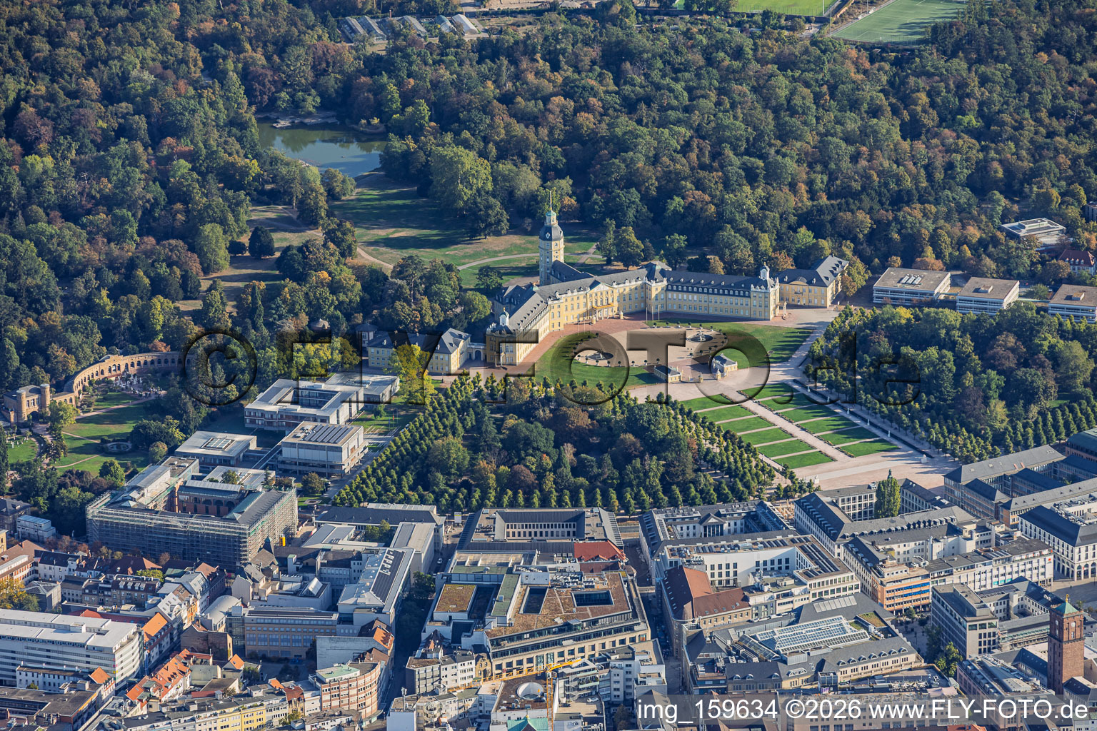 Bundesverfassungsgericht, Badisches Landesmuseum im Schloss Karlsruhe im Ortsteil Innenstadt-West im Bundesland Baden-Württemberg, Deutschland
