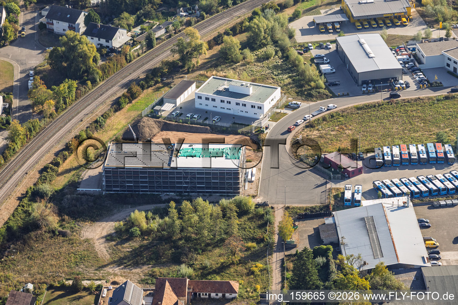 Hallenneubau Am Dörniggraben in Kandel im Bundesland Rheinland-Pfalz, Deutschland