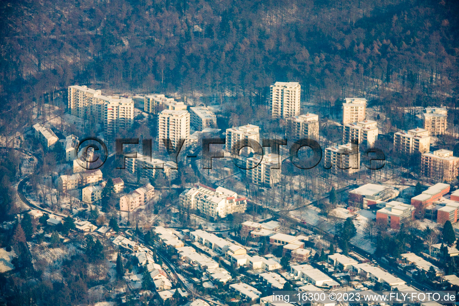 Luftaufnahme von Ortsteil Boxberg in Heidelberg im Bundesland Baden-Württemberg, Deutschland