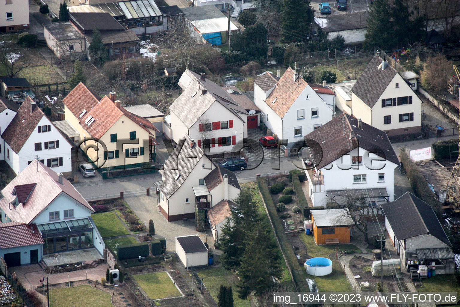 Kandel, Waldstr im Bundesland Rheinland-Pfalz, Deutschland aus der Luft