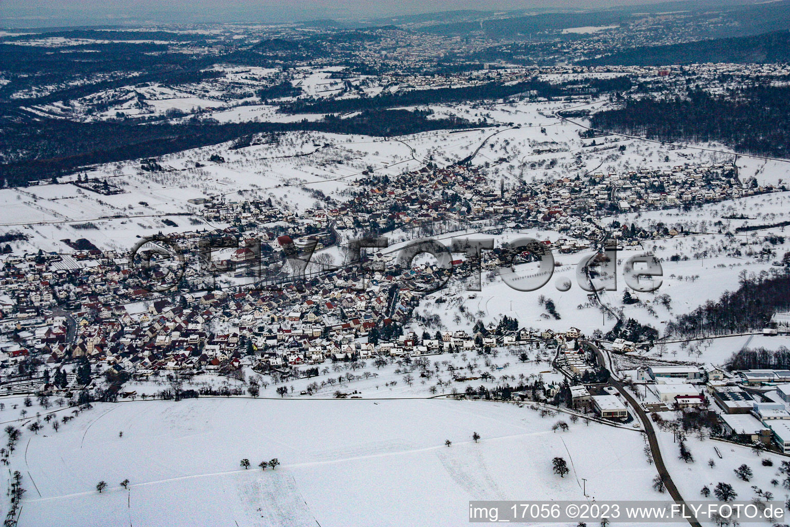 Luftbild von Obernhausen im Bundesland Baden-Württemberg, Deutschland