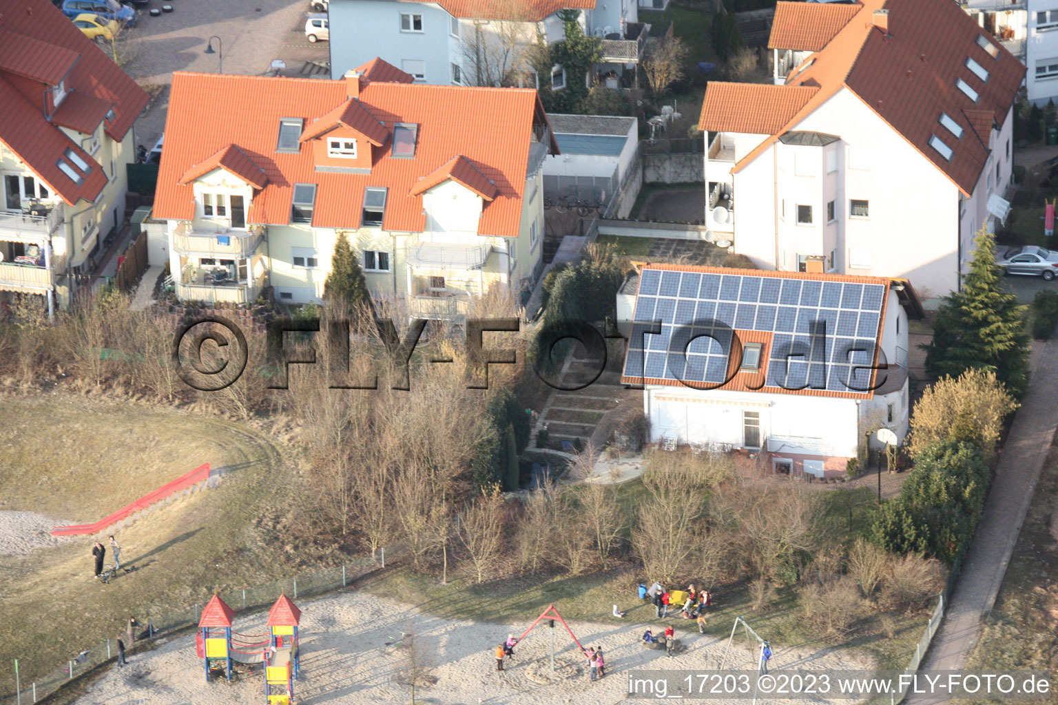 Luftaufnahme von Bellheim, Neubaugebiet O im Bundesland Rheinland-Pfalz, Deutschland