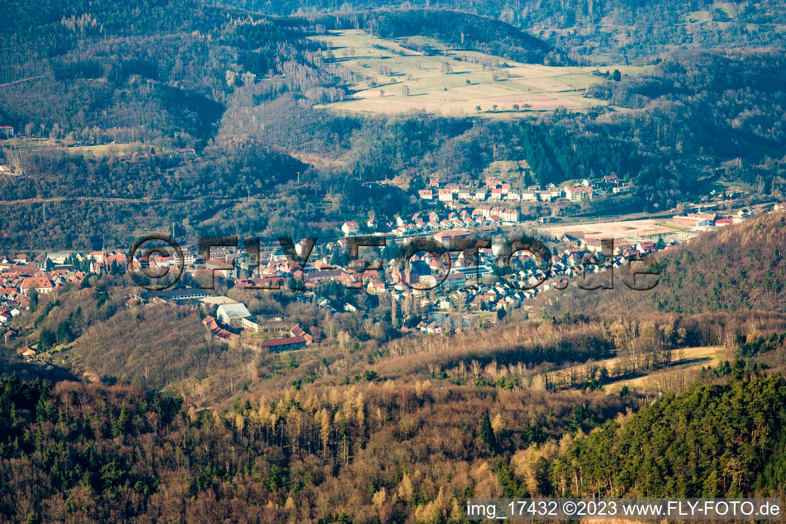 Wernersberg im Bundesland Rheinland-Pfalz, Deutschland von oben