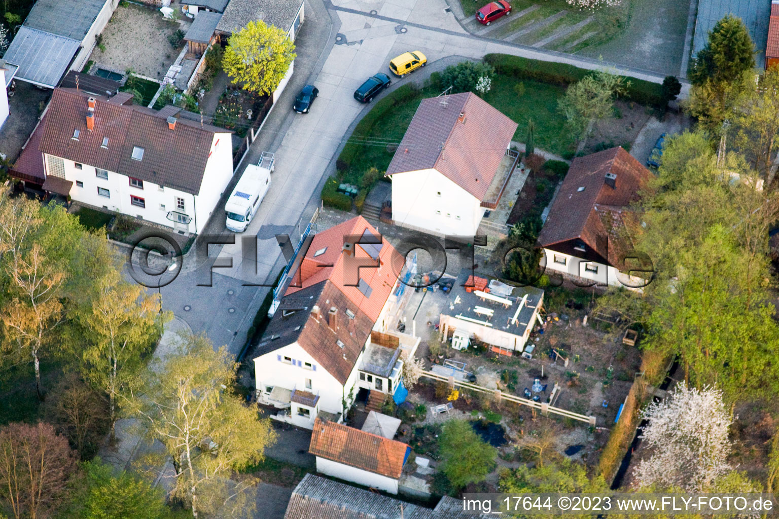 Luftbild von Kandel, Am Schwanenweier im Bundesland Rheinland-Pfalz, Deutschland