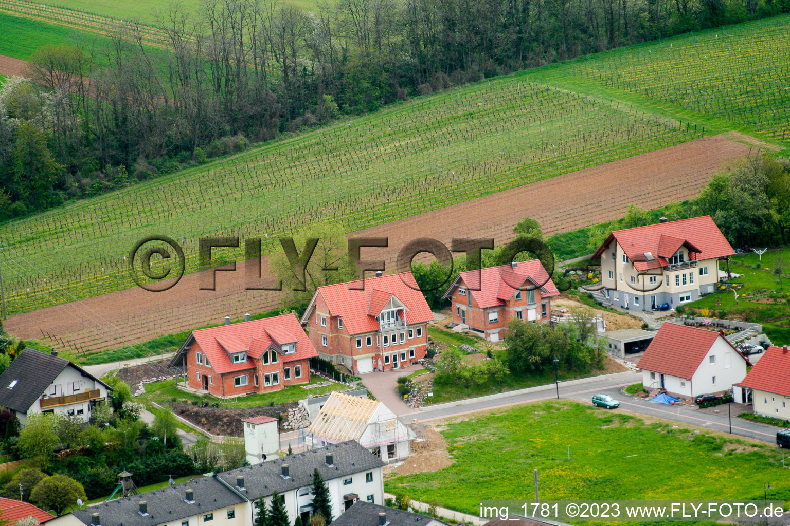 Luftbild von Hergersweiler Neubaugebiet im Bundesland Rheinland-Pfalz, Deutschland