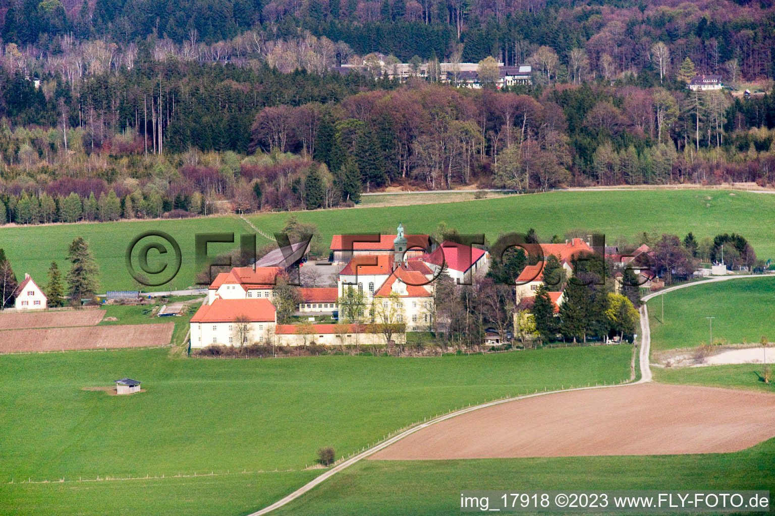 Luftaufnahme von Erling im Bundesland Bayern, Deutschland