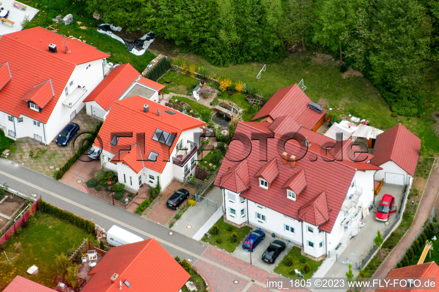 Luftbild von Winden Neubaugebiet im NO im Bundesland Rheinland-Pfalz, Deutschland