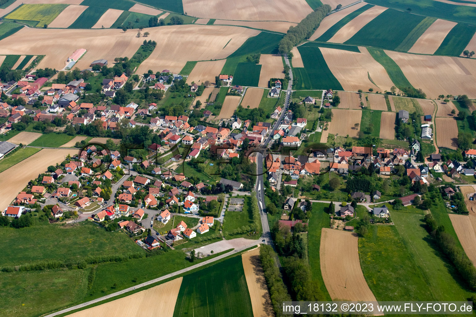 Wintzenbach (Elsass) im Bundesland Bas-Rhin, Frankreich