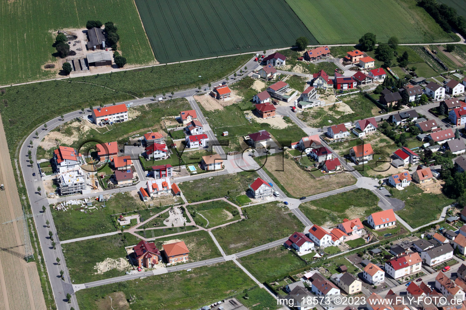 Luftaufnahme von Kandel, Am Höhenweg im Bundesland Rheinland-Pfalz, Deutschland