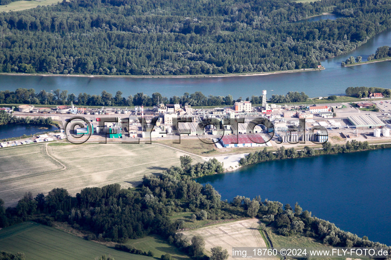 Lauterbourg, Rohm & Haas im Bundesland Bas-Rhin, Frankreich