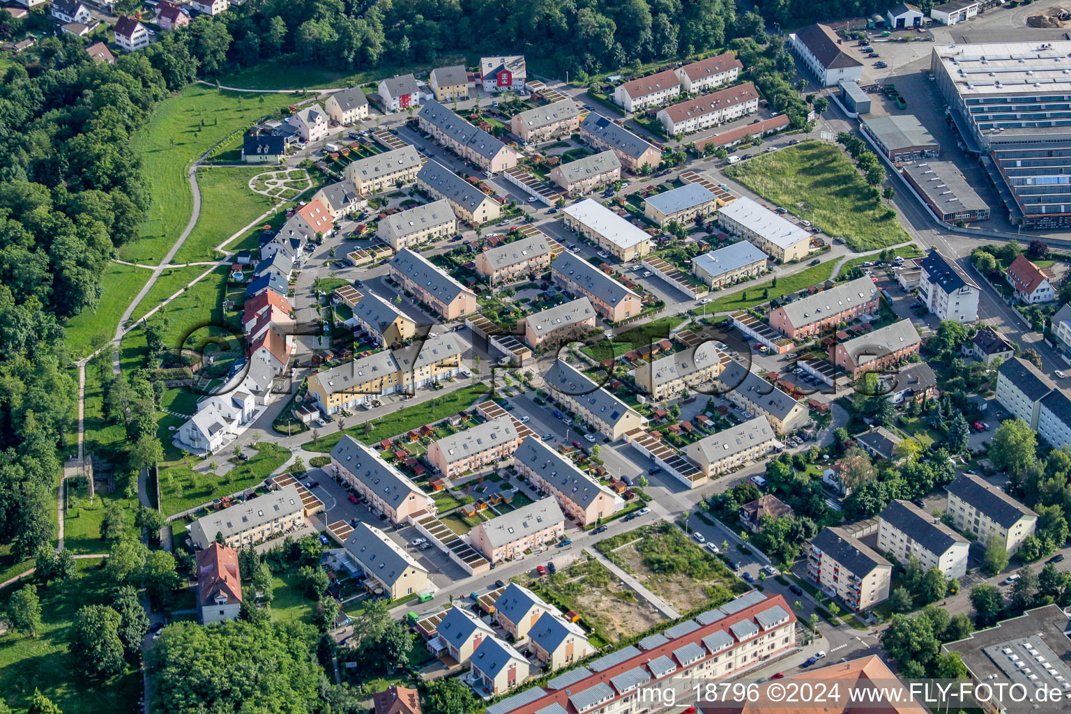 Graf-Stauffenberg-Straße in Rastatt im Bundesland Baden-Württemberg, Deutschland