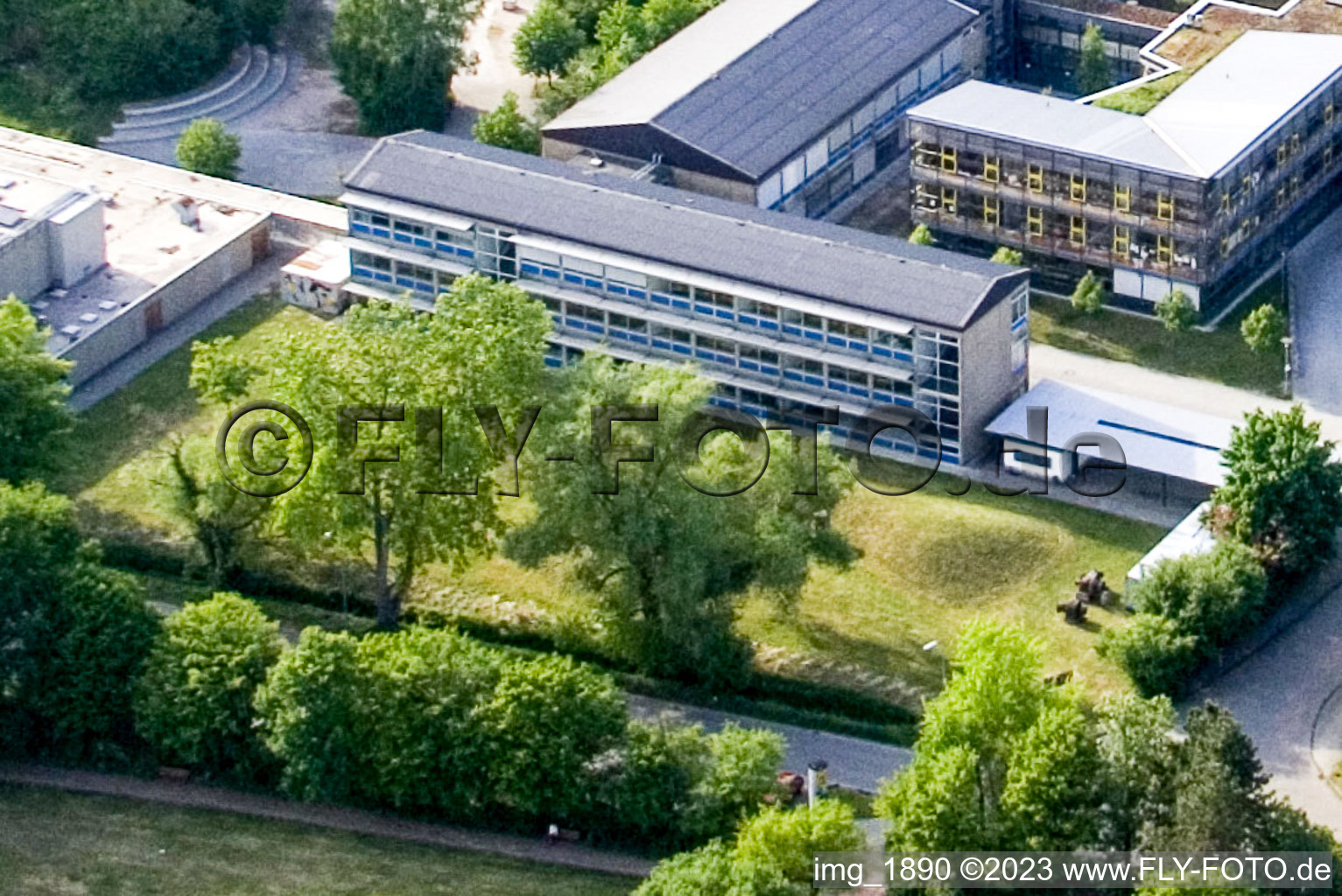 Kandel, geplantes Schulgartengelände im Bundesland Rheinland-Pfalz, Deutschland