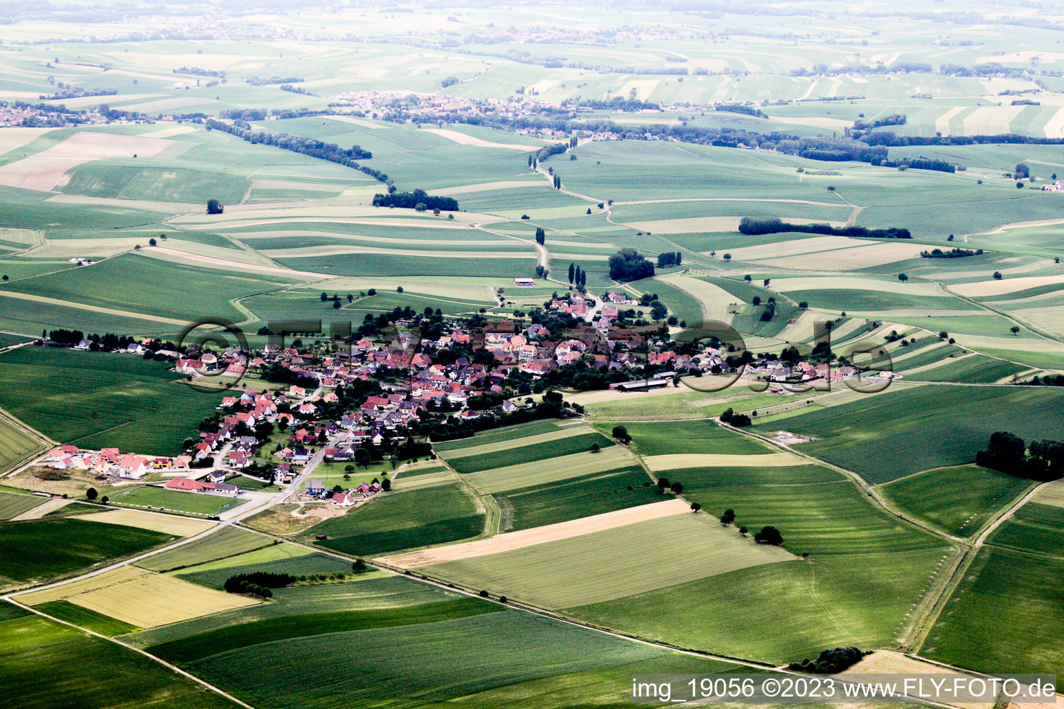 Wintzenbach im Bundesland Bas-Rhin, Frankreich aus der Luft