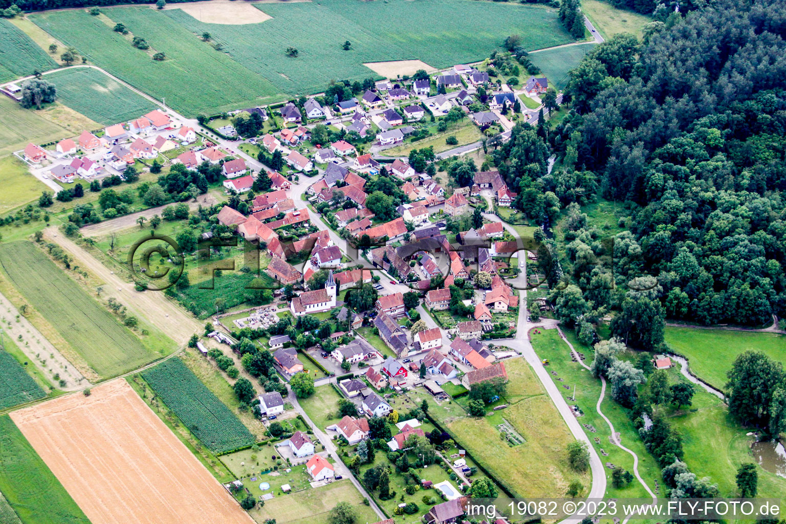 Kauffenheim (Elsass) im Bundesland Bas-Rhin, Frankreich