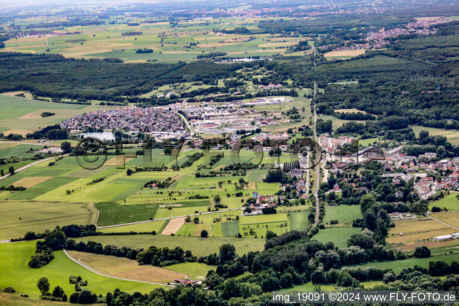 Rountzenheim (Elsass) im Bundesland Bas-Rhin, Frankreich