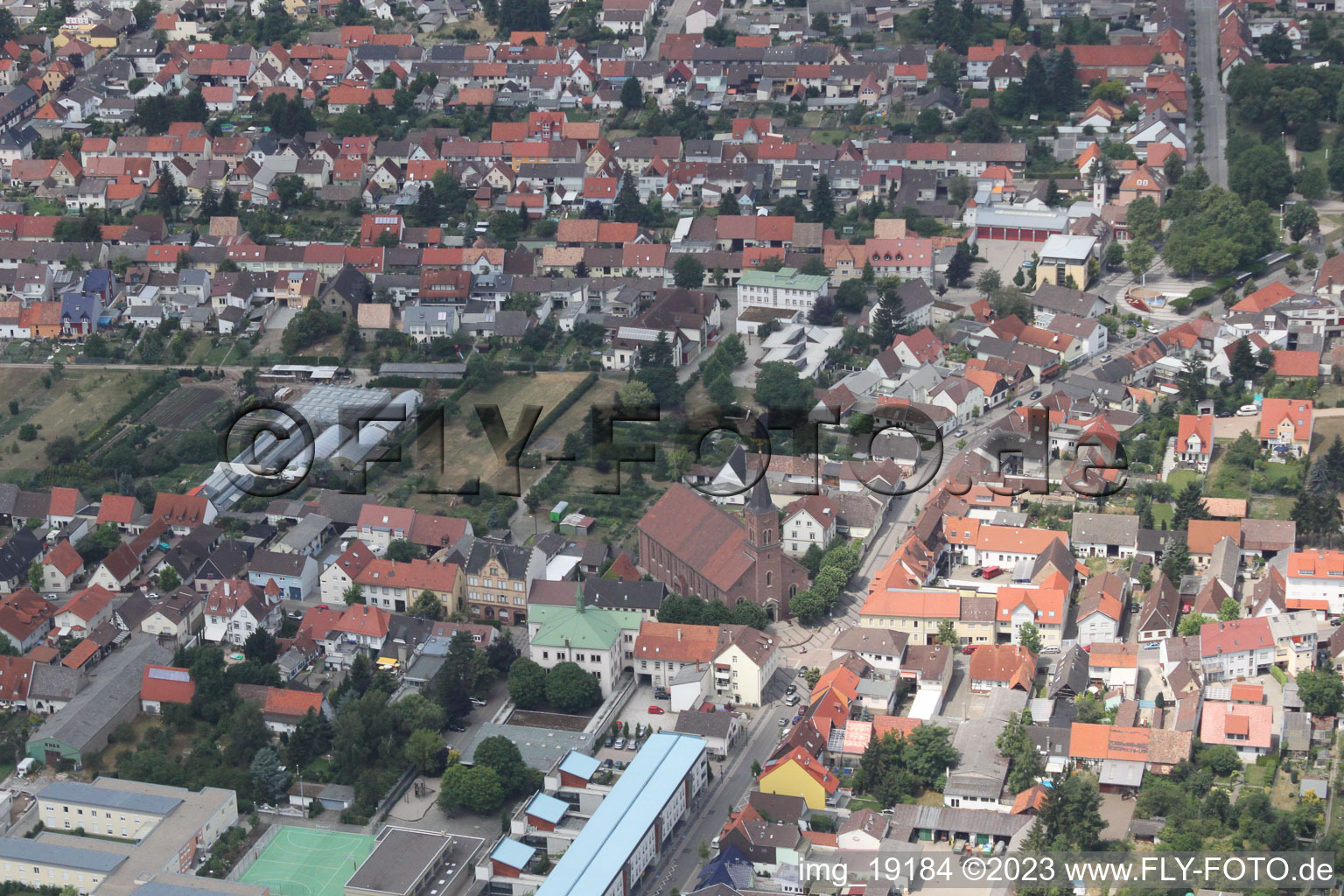 Wiesental im Bundesland Baden-Württemberg, Deutschland aus der Luft betrachtet