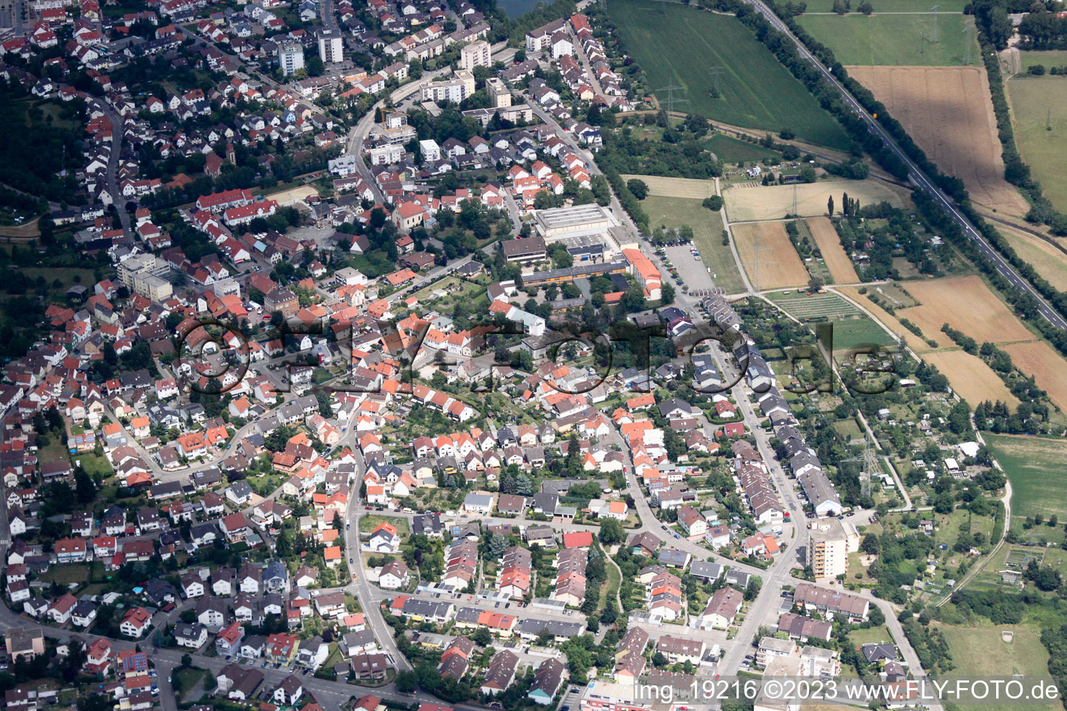 Luftaufnahme von Sankt Ilgen im Bundesland Baden-Württemberg, Deutschland