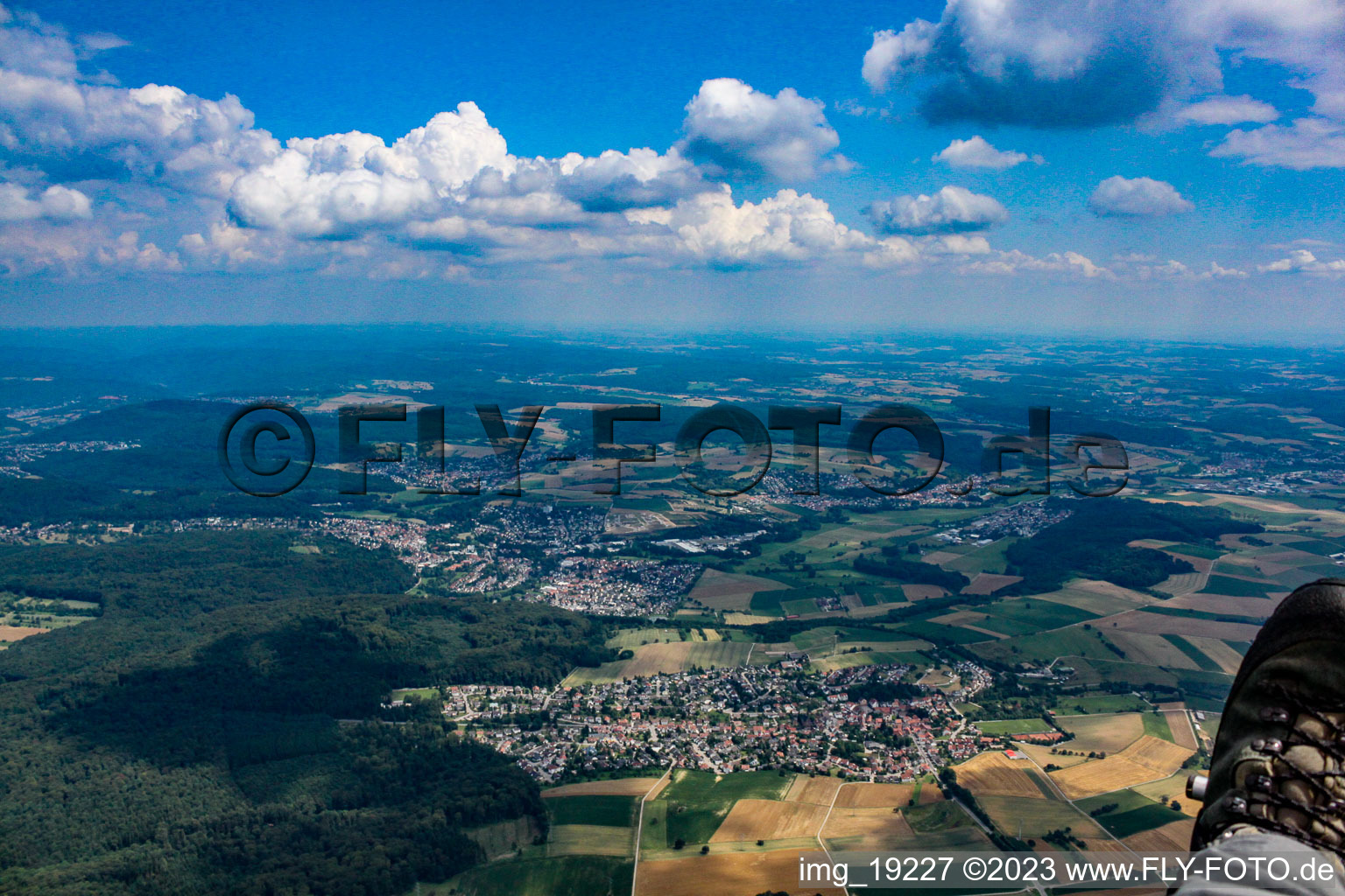 Luftbild von Gauangelloch im Bundesland Baden-Württemberg, Deutschland