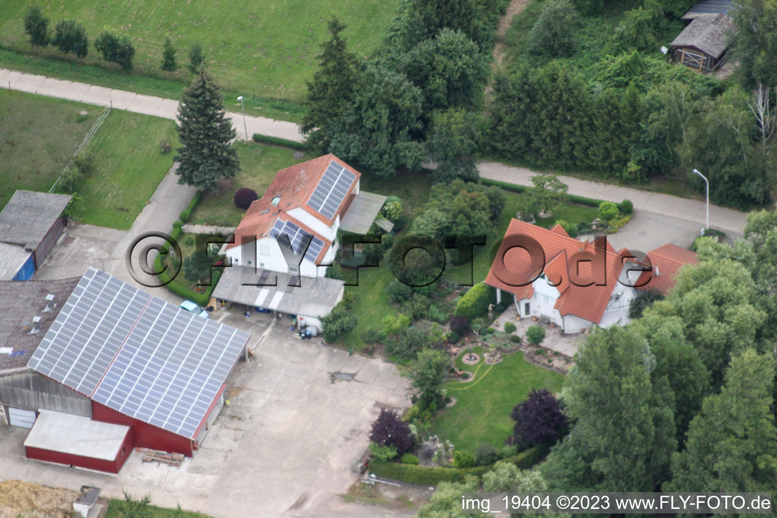Luftbild von Winden, Waschmühle im Bundesland Rheinland-Pfalz, Deutschland