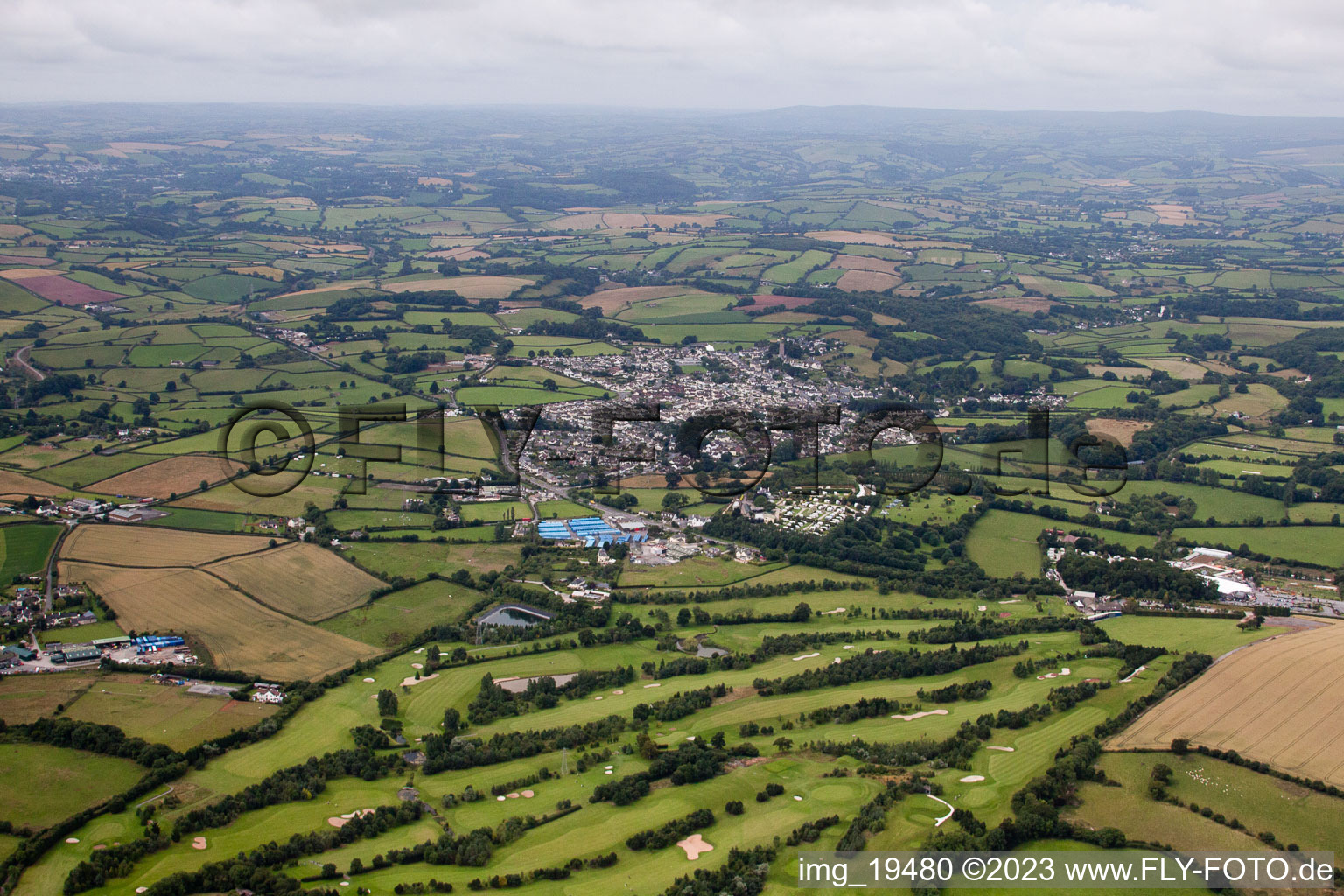 Luftaufnahme von Abbotskerswell im Bundesland England, Großbritanien