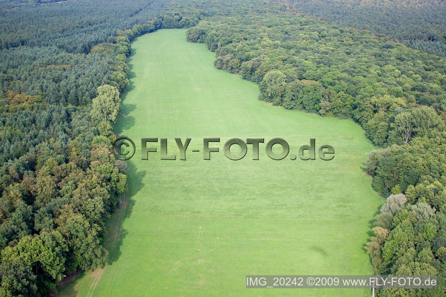 Luftbild von Kandel, Otterbachtal im Bundesland Rheinland-Pfalz, Deutschland