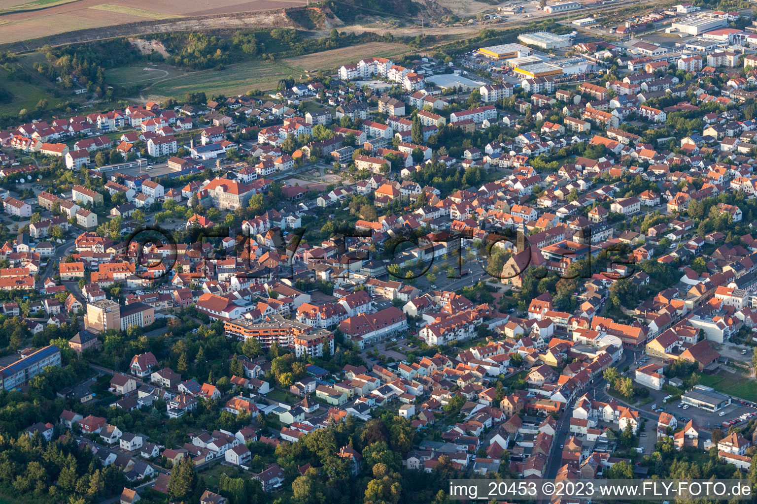 Eisenberg im Bundesland Rheinland-Pfalz, Deutschland von oben gesehen