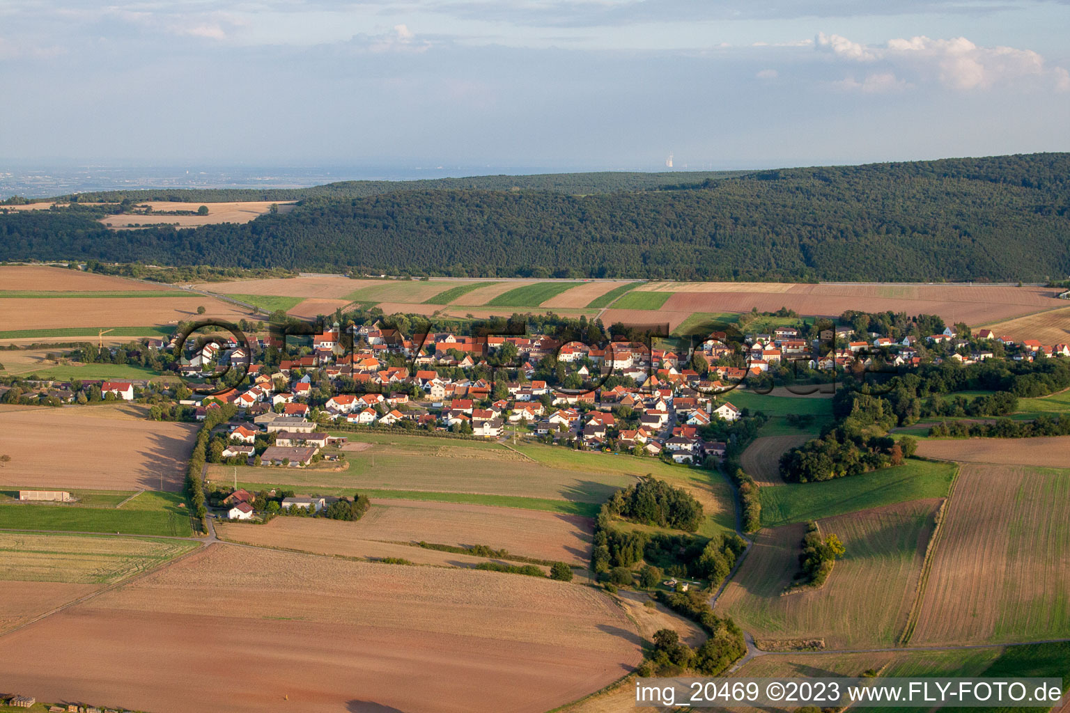 Tiefenthal im Bundesland Rheinland-Pfalz, Deutschland von einer Drohne aus