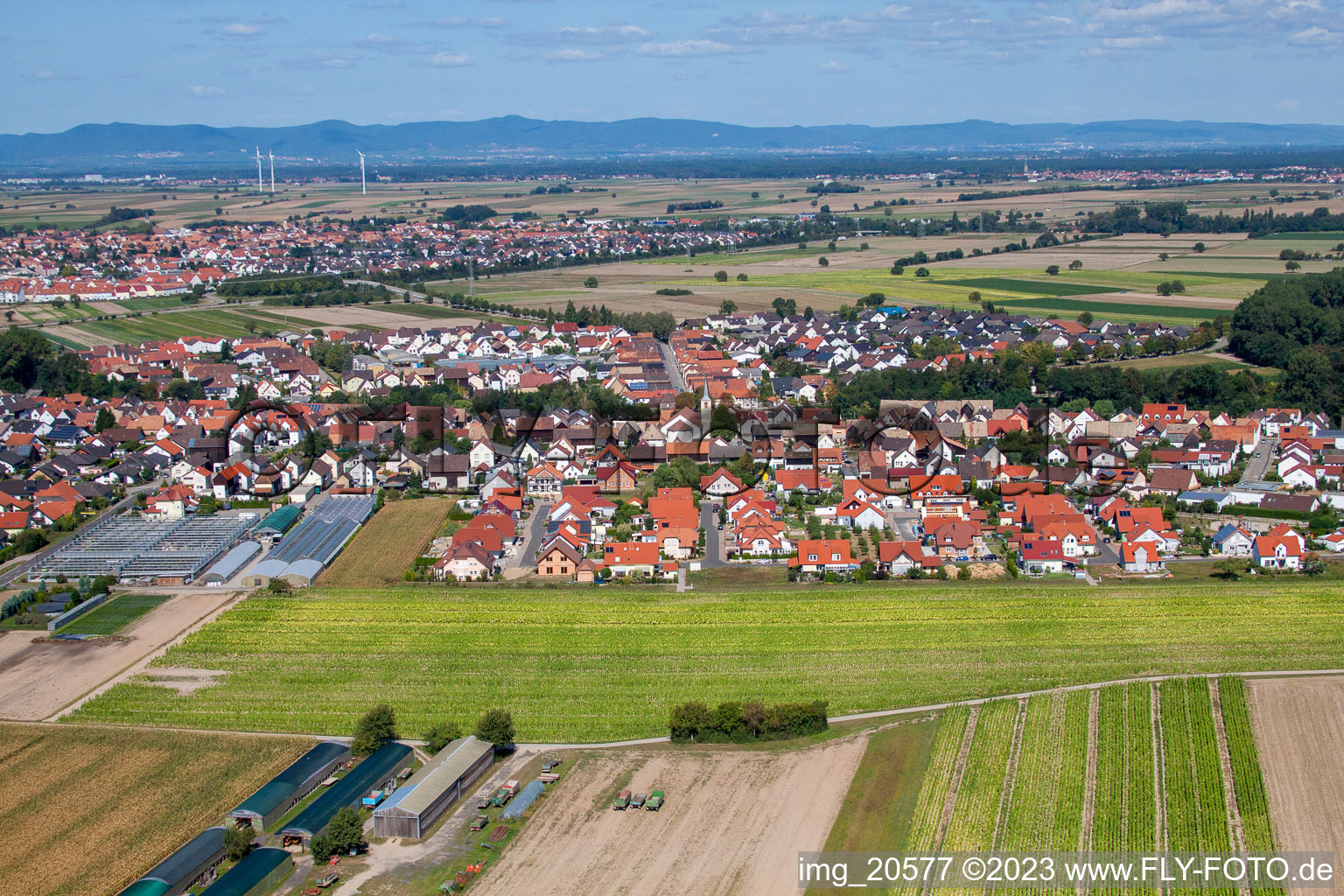 Kuhardt im Bundesland Rheinland-Pfalz, Deutschland aus der Luft betrachtet