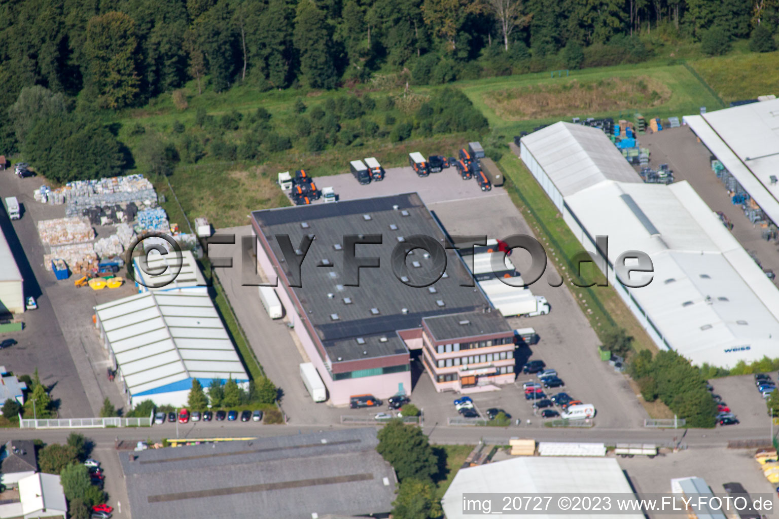 Luftaufnahme von Trans-o-flex in Appenweier im Bundesland Baden-Württemberg, Deutschland