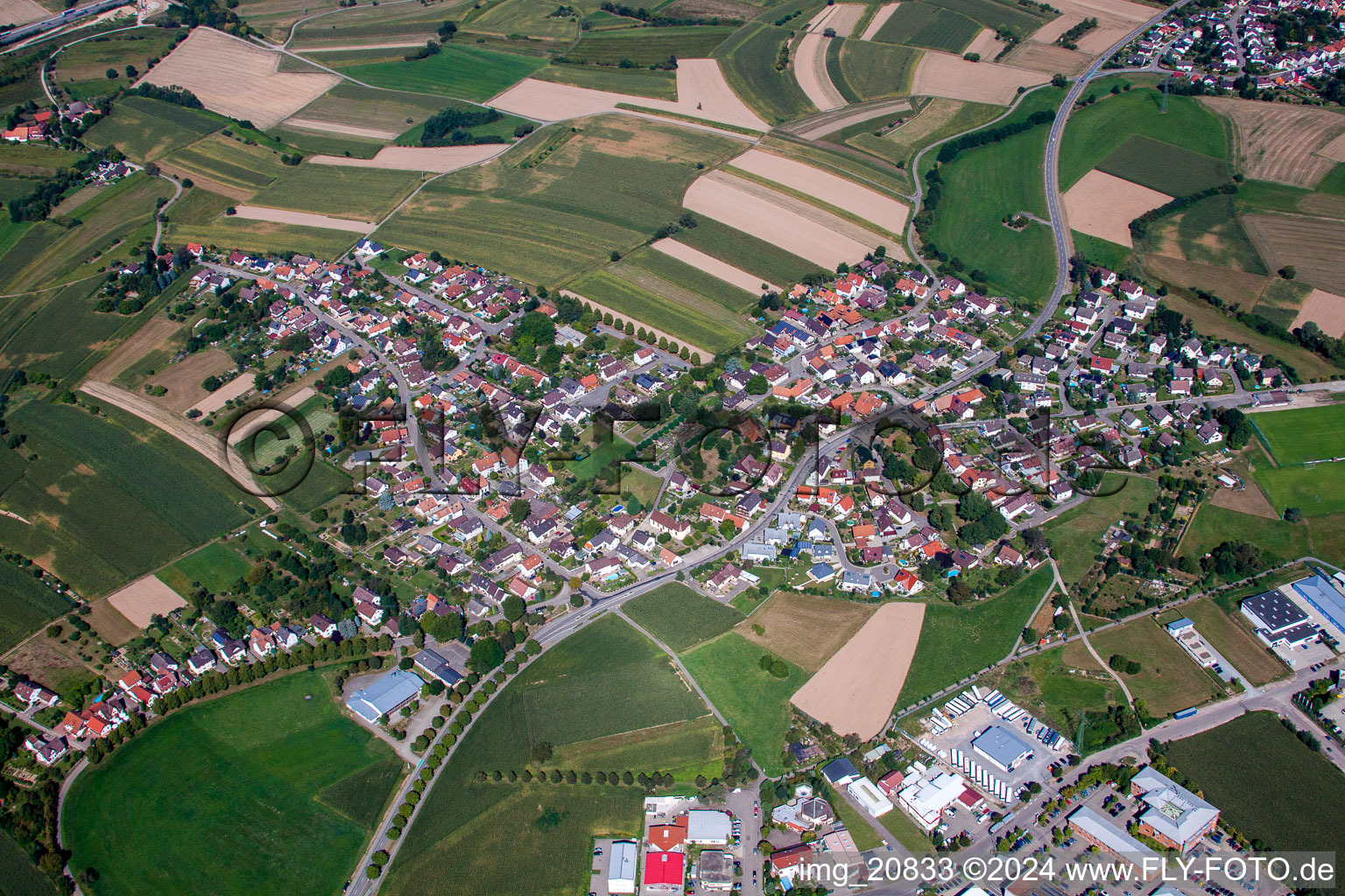 Ortsteil Waltersweier in Offenburg im Bundesland Baden-Württemberg, Deutschland