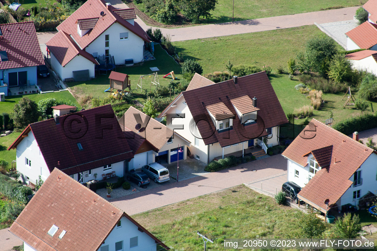 Luftbild von Freckenfeld, Am Brennofen im Bundesland Rheinland-Pfalz, Deutschland