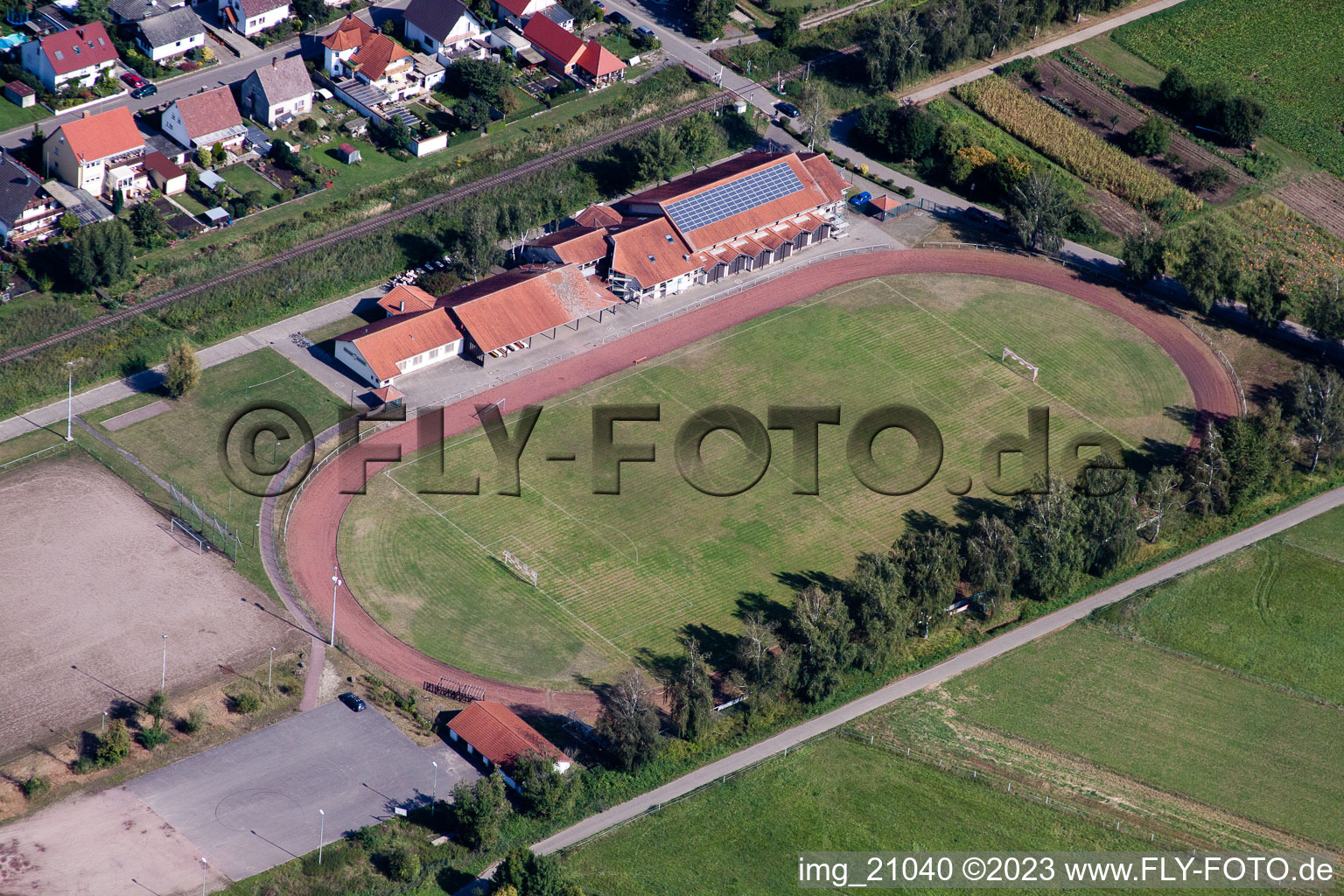 Steinfeld, Fussballplatz im Bundesland Rheinland-Pfalz, Deutschland