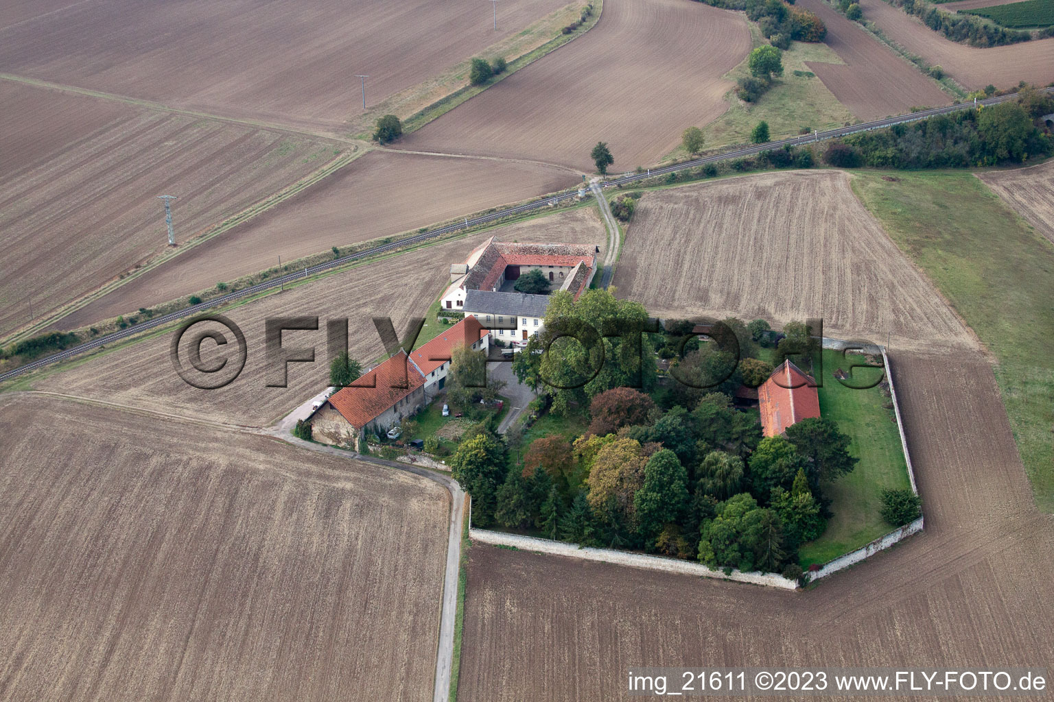 Luftbild von Enzheim im Bundesland Rheinland-Pfalz, Deutschland