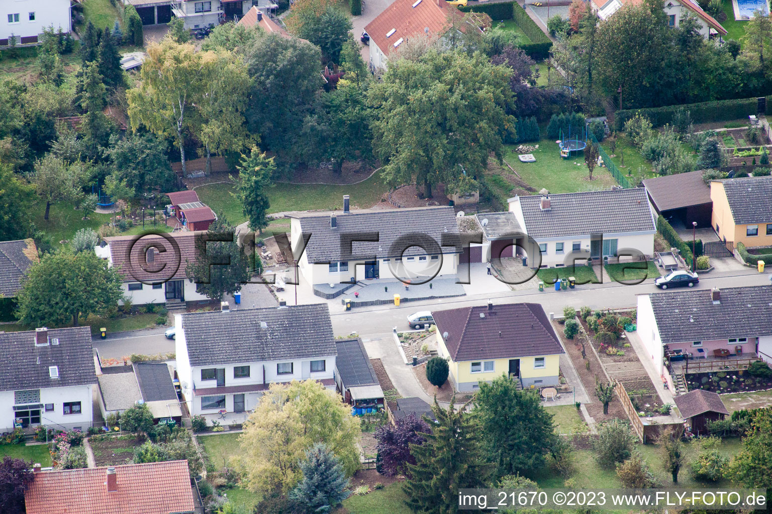 Luftbild von Eppelsheim, Im Mühlegarten 12 im Bundesland Rheinland-Pfalz, Deutschland