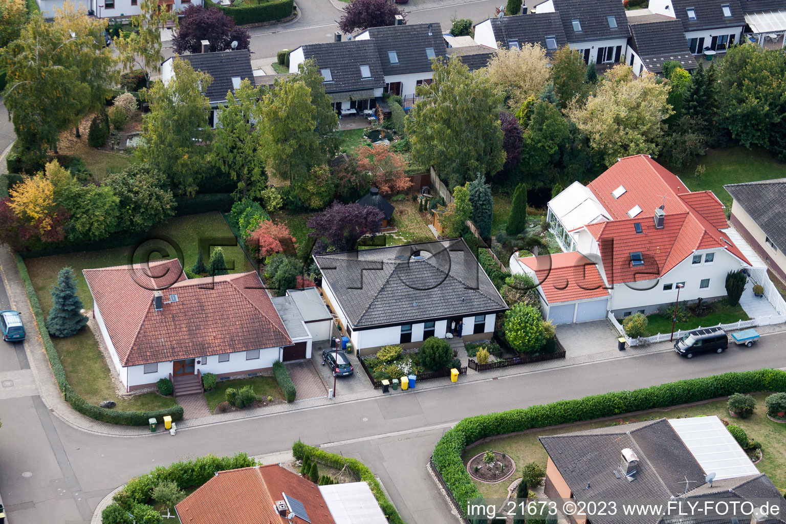 Luftaufnahme von Eppelsheim im Bundesland Rheinland-Pfalz, Deutschland