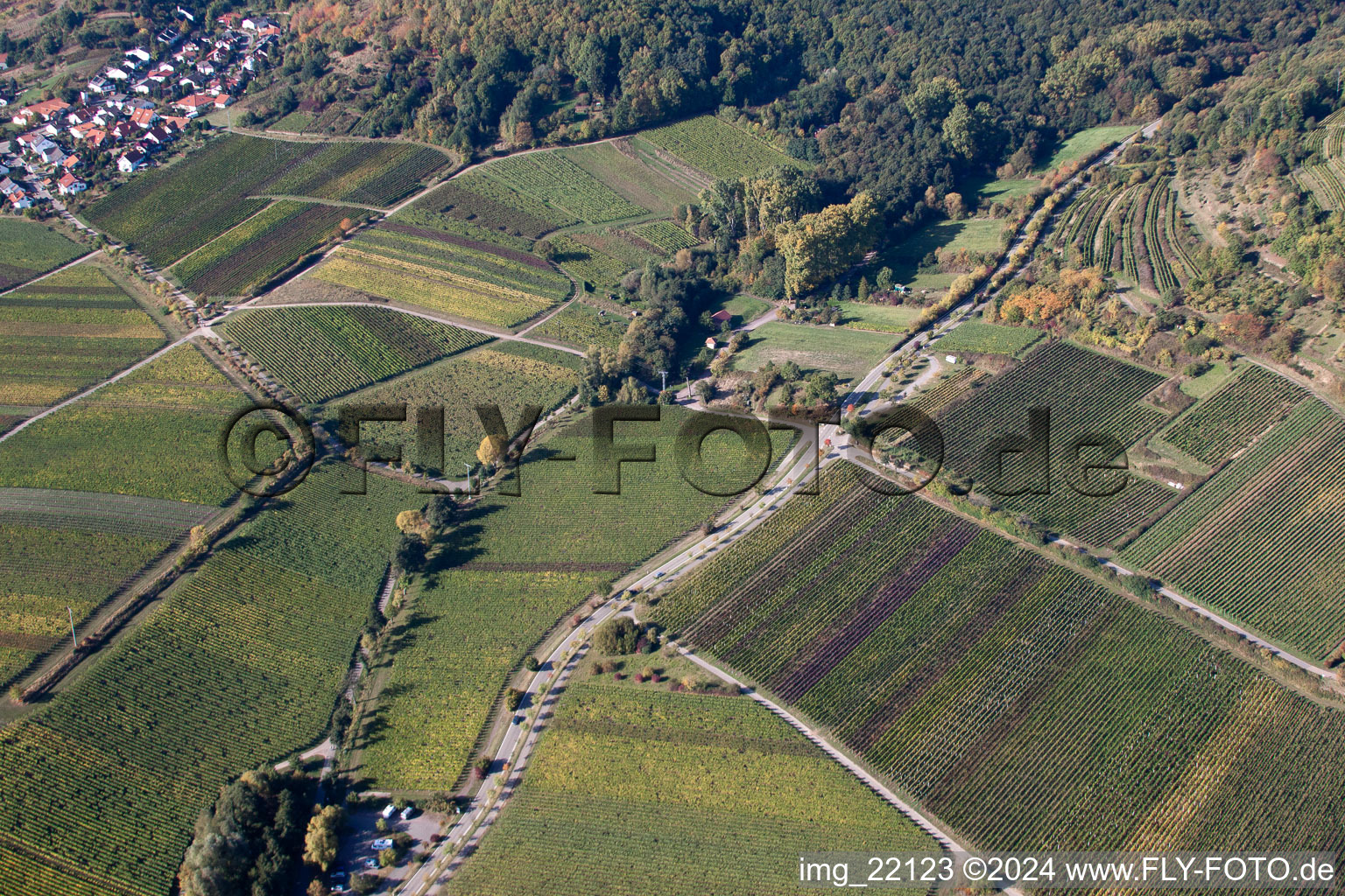 Kalmithöhenstr in Maikammer im Bundesland Rheinland-Pfalz, Deutschland