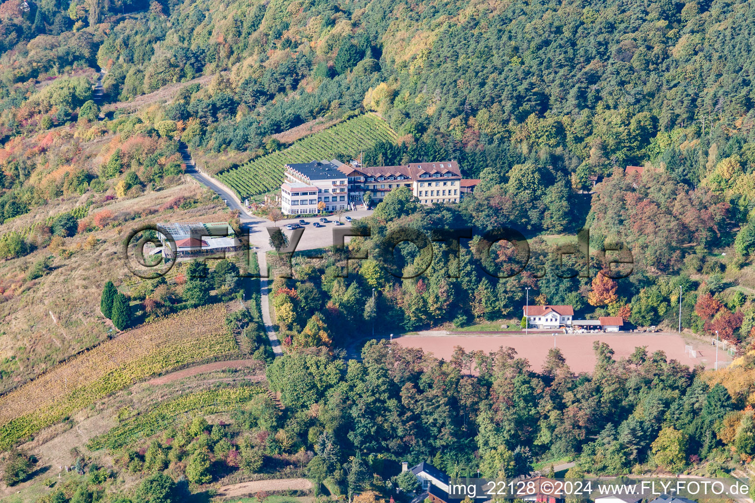 Sportplatz St. Martin im Ortsteil SaintMartin in Sankt Martin im Bundesland Rheinland-Pfalz, Deutschland