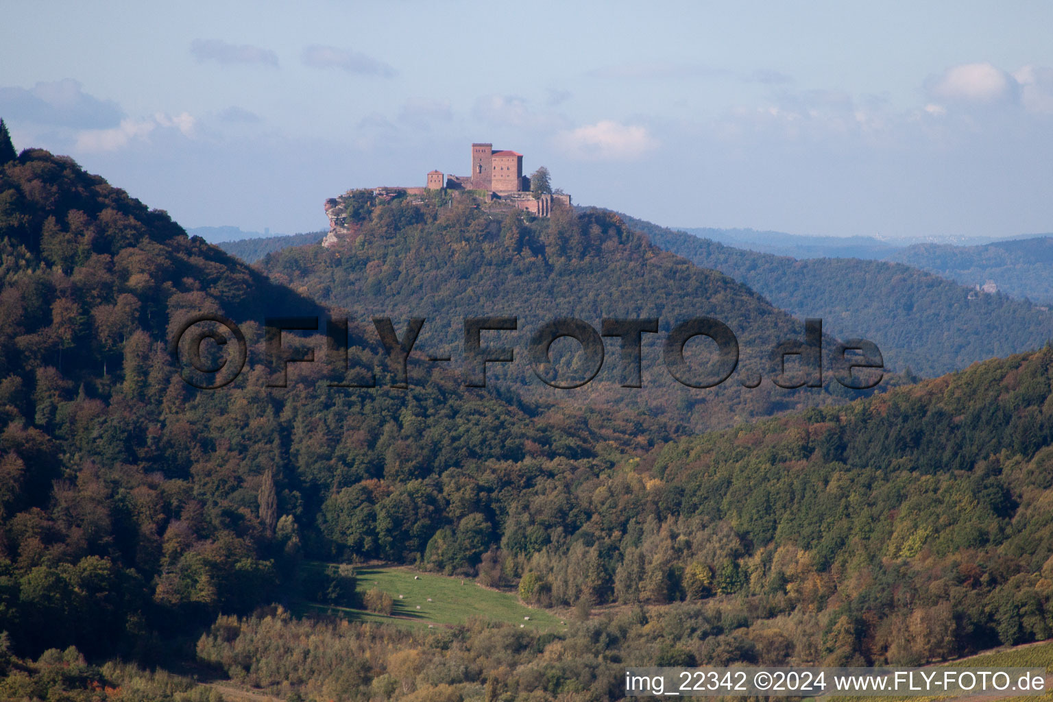 Ranschbach im Bundesland Rheinland-Pfalz, Deutschland von oben