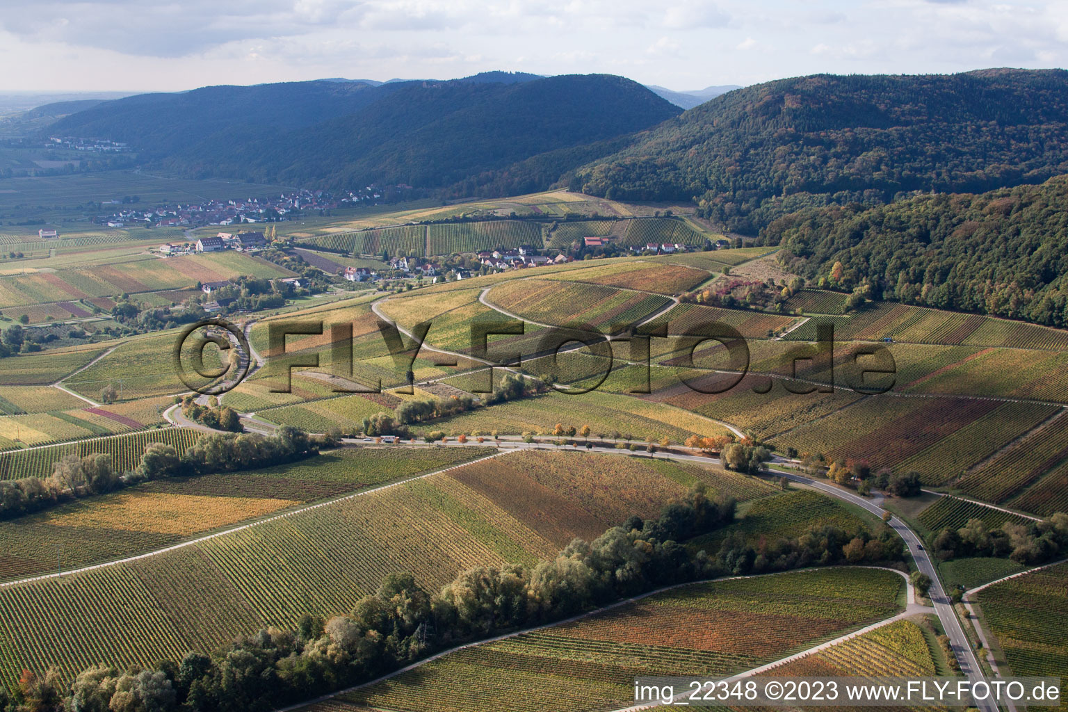 Ranschbach im Bundesland Rheinland-Pfalz, Deutschland aus der Luft betrachtet