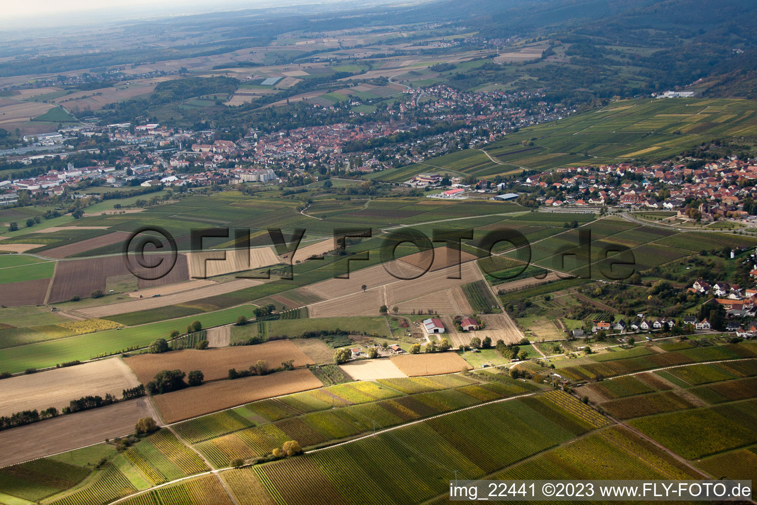 Wissembourg im Bundesland Bas-Rhin, Frankreich von oben