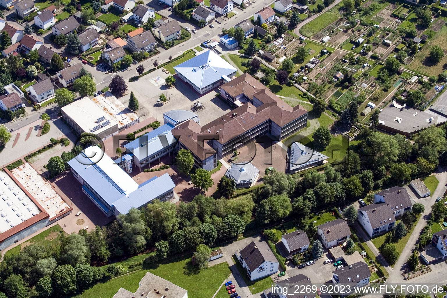 Gymnasium im Pamina im Ortsteil Herxheim in Herxheim bei Landau/Pfalz im Bundesland Rheinland-Pfalz, Deutschland