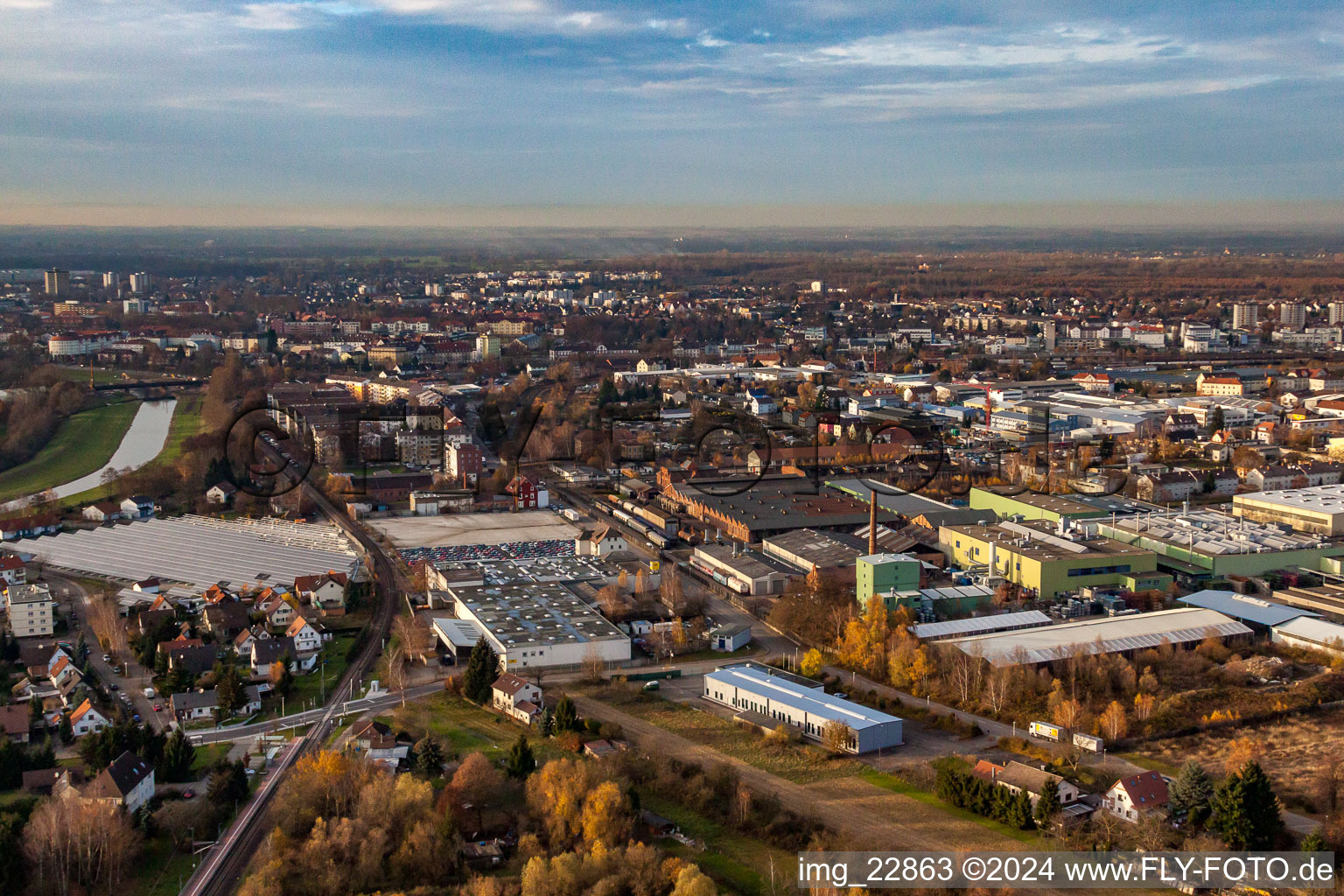 Industriestr in Rastatt im Bundesland Baden-Württemberg, Deutschland