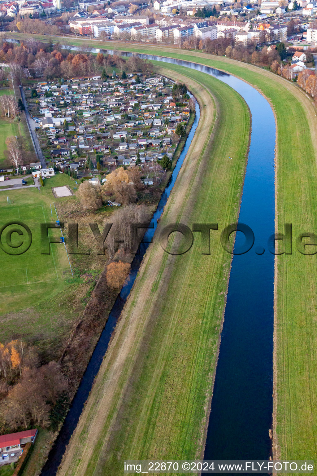 Schwalbenrain in Rastatt im Bundesland Baden-Württemberg, Deutschland