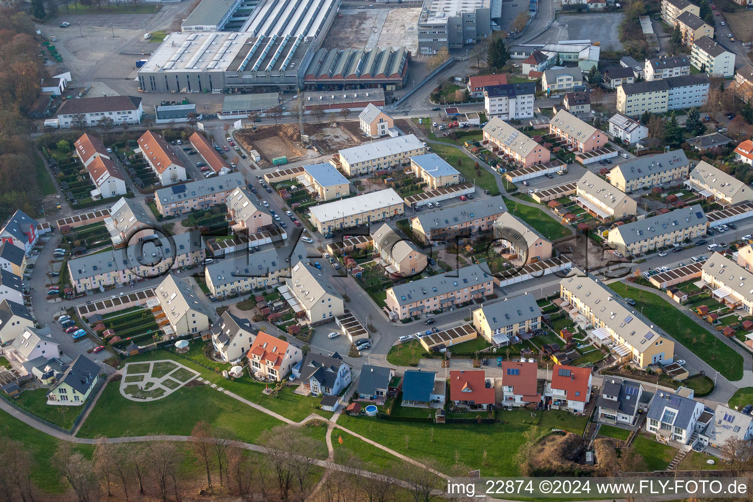 Wilhelm-Leuschner-Straße in Rastatt im Bundesland Baden-Württemberg, Deutschland