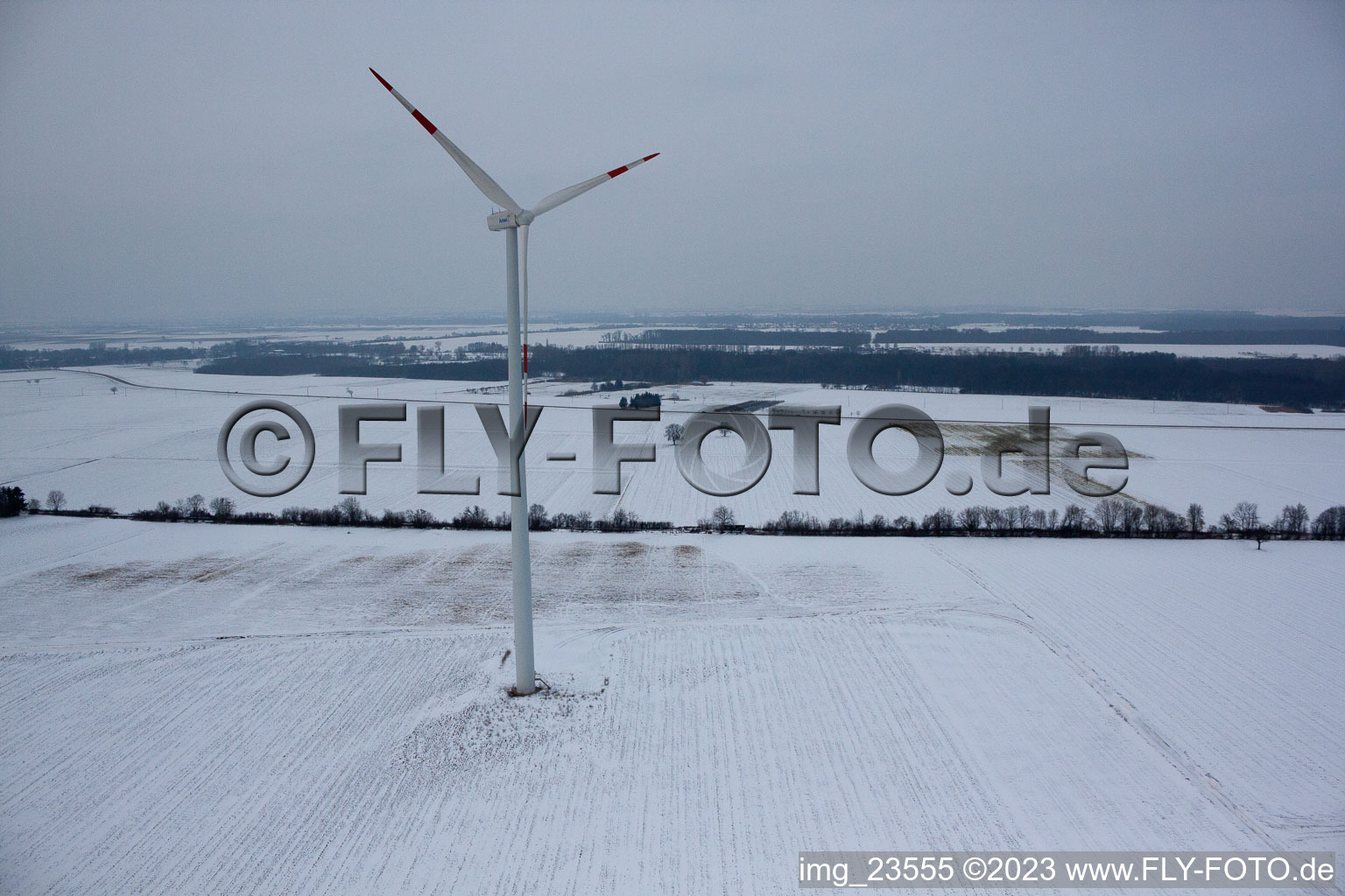 Drohnenbild von Minfeld, Windkraftanlagen im Bundesland Rheinland-Pfalz, Deutschland