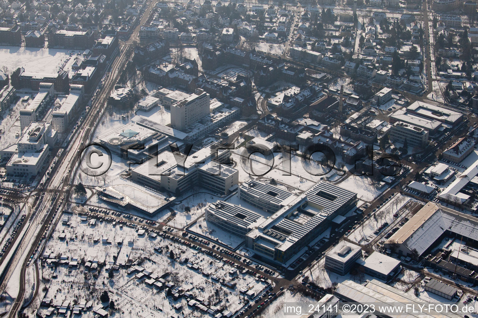 Luftaufnahme von Karlsruhe-NW-Stadt im Ortsteil Nordweststadt im Bundesland Baden-Württemberg, Deutschland
