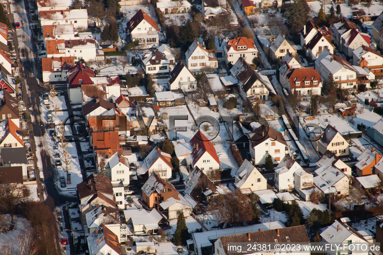 Kandel, Am Schwanenweier im Bundesland Rheinland-Pfalz, Deutschland von oben gesehen