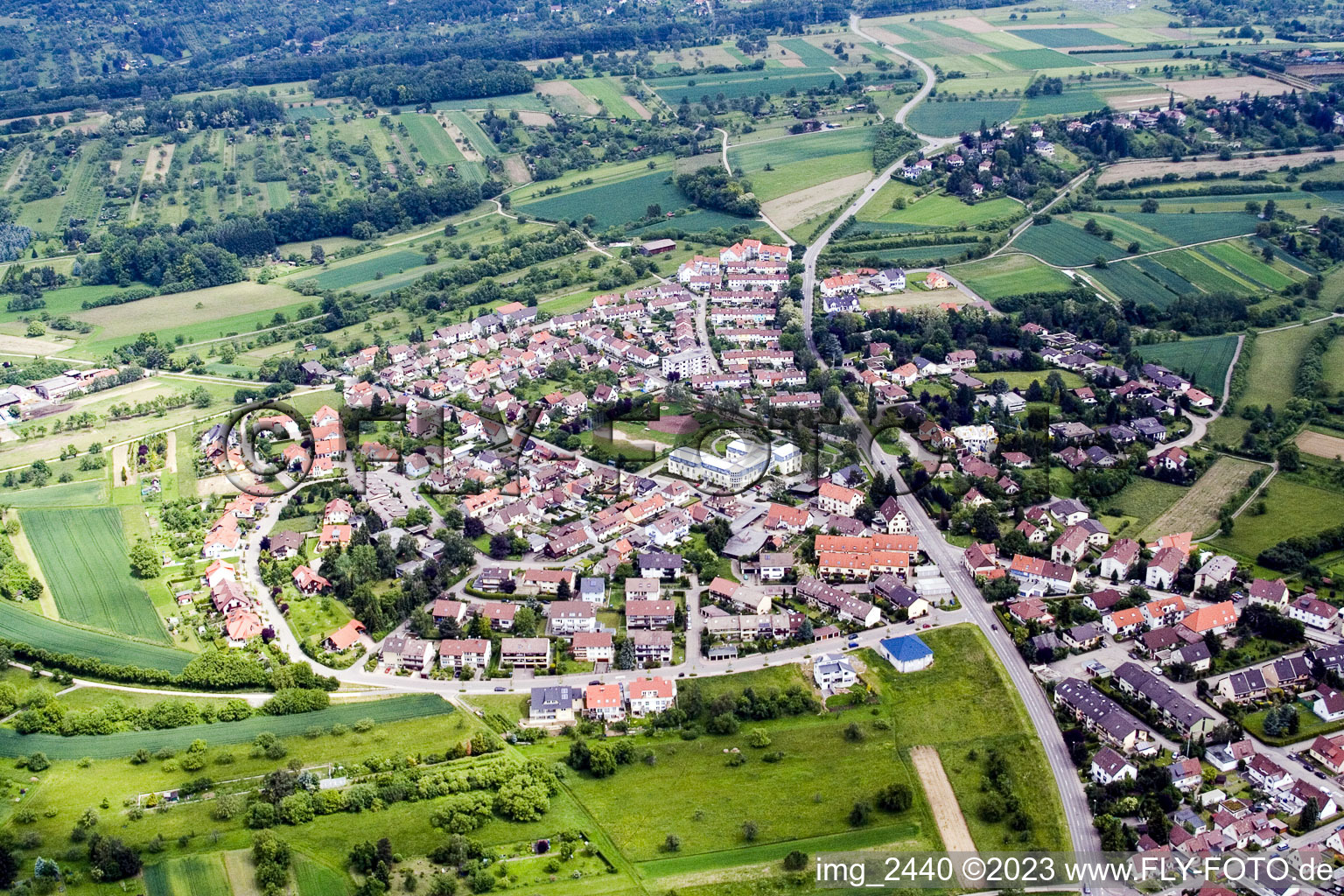 Luftaufnahme von Birkenfeld im Bundesland Baden-Württemberg, Deutschland