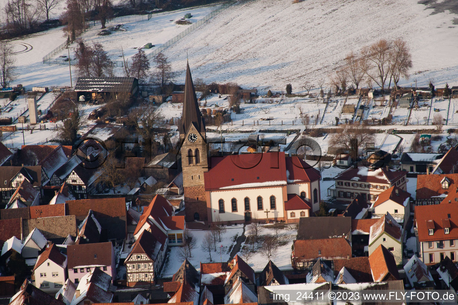 Steinweiler, Kirche im Bundesland Rheinland-Pfalz, Deutschland