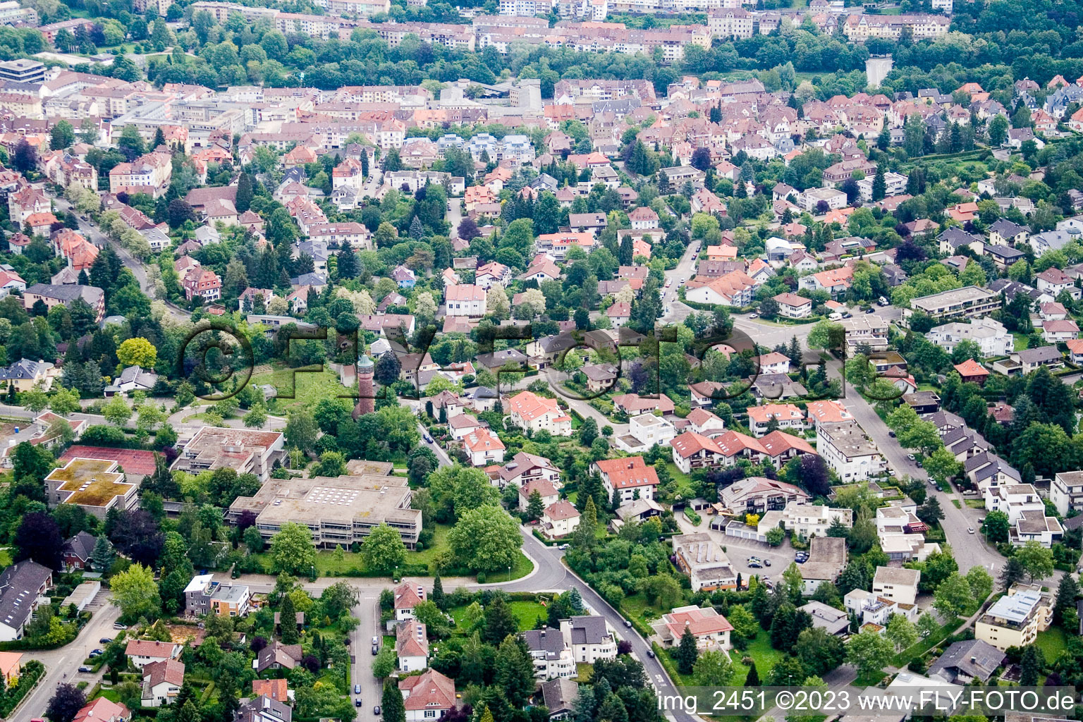 Luftbild von Pforzheim Südwest im Bundesland Baden-Württemberg, Deutschland